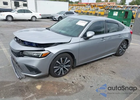 2022 Honda Civic Ex из США, поврежденный, VIN 2HGFE1F72NH312444